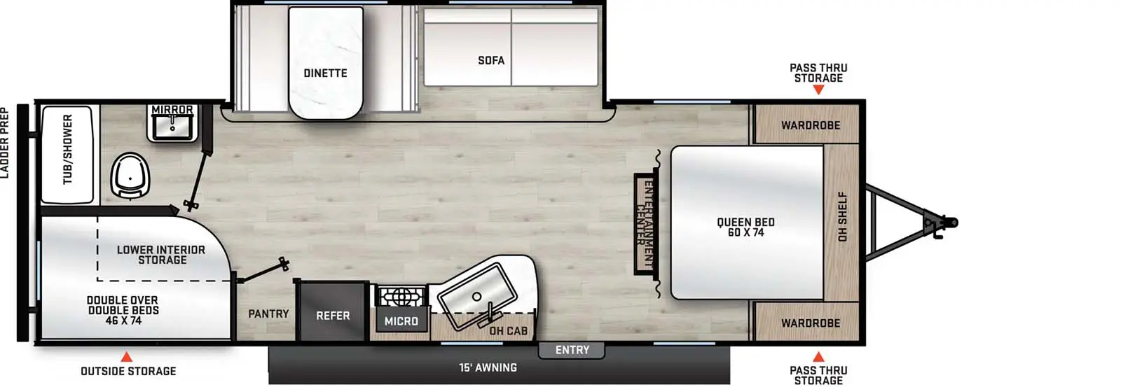 261BHS Floorplan Image